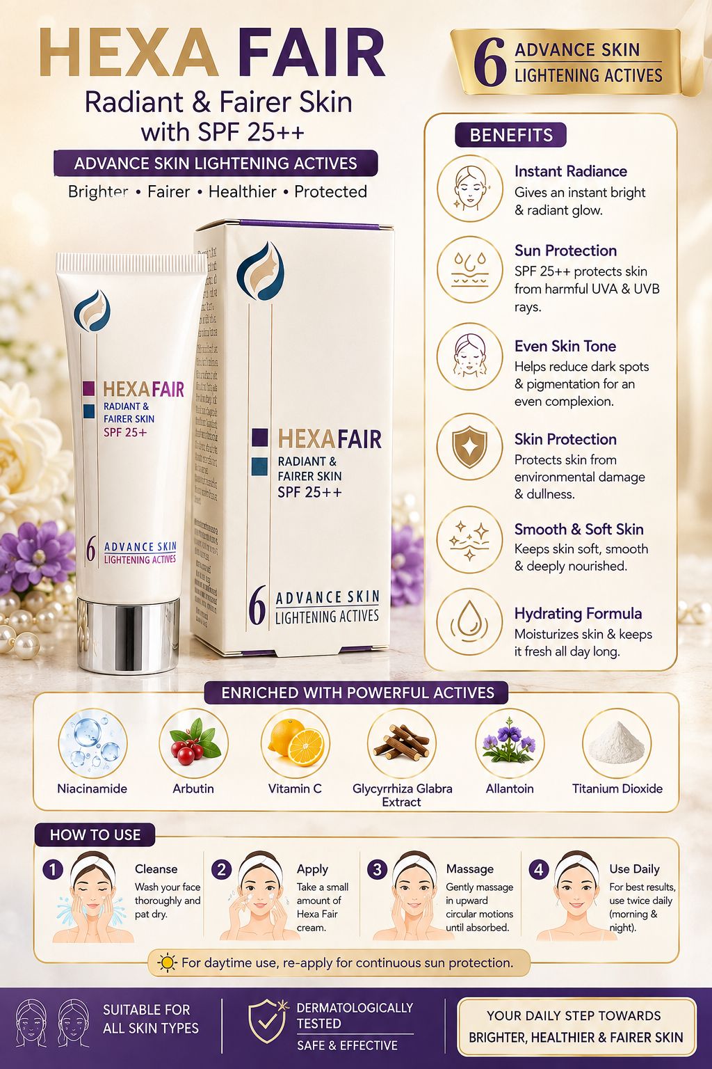 Hexafair Cream