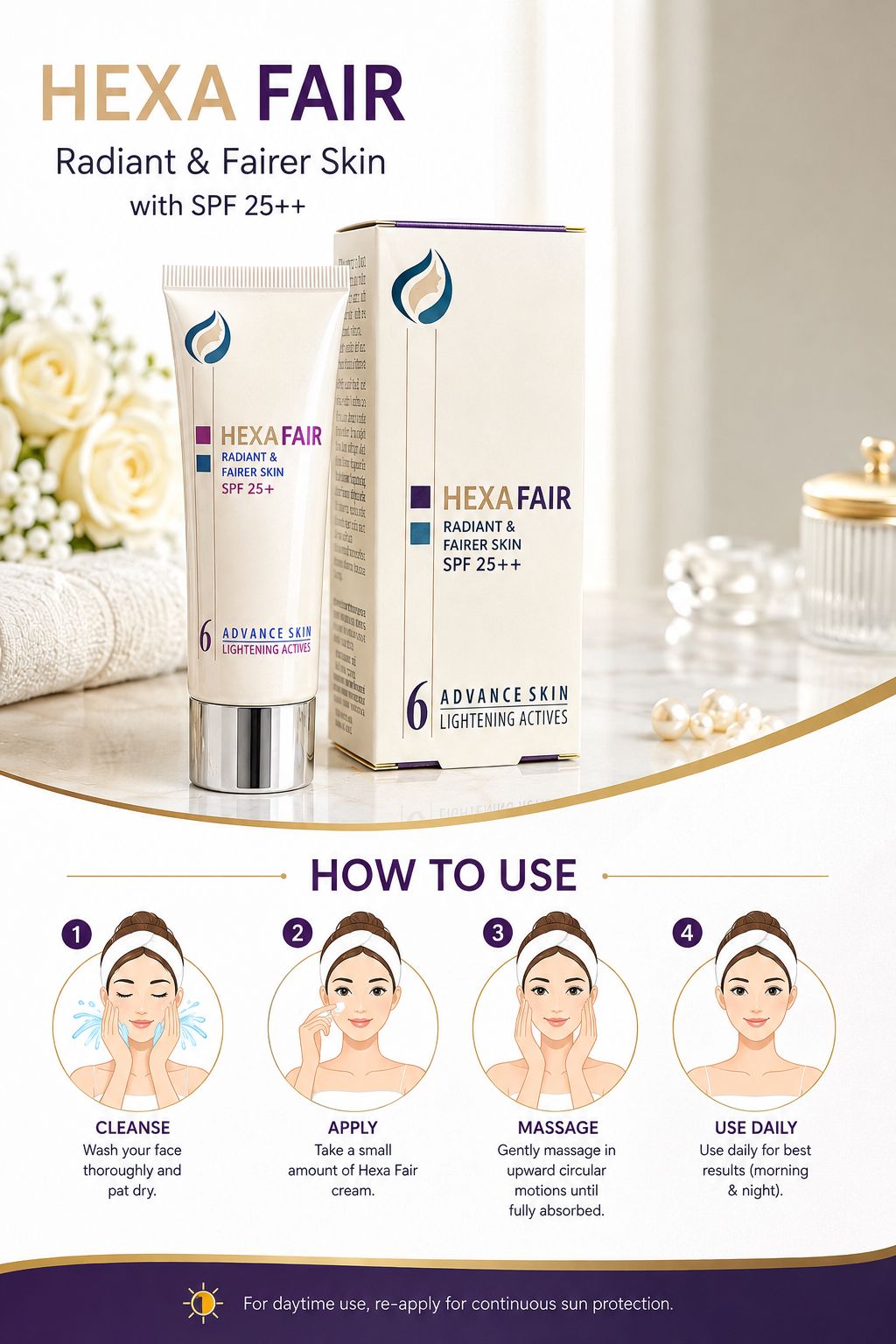 Hexafair Cream