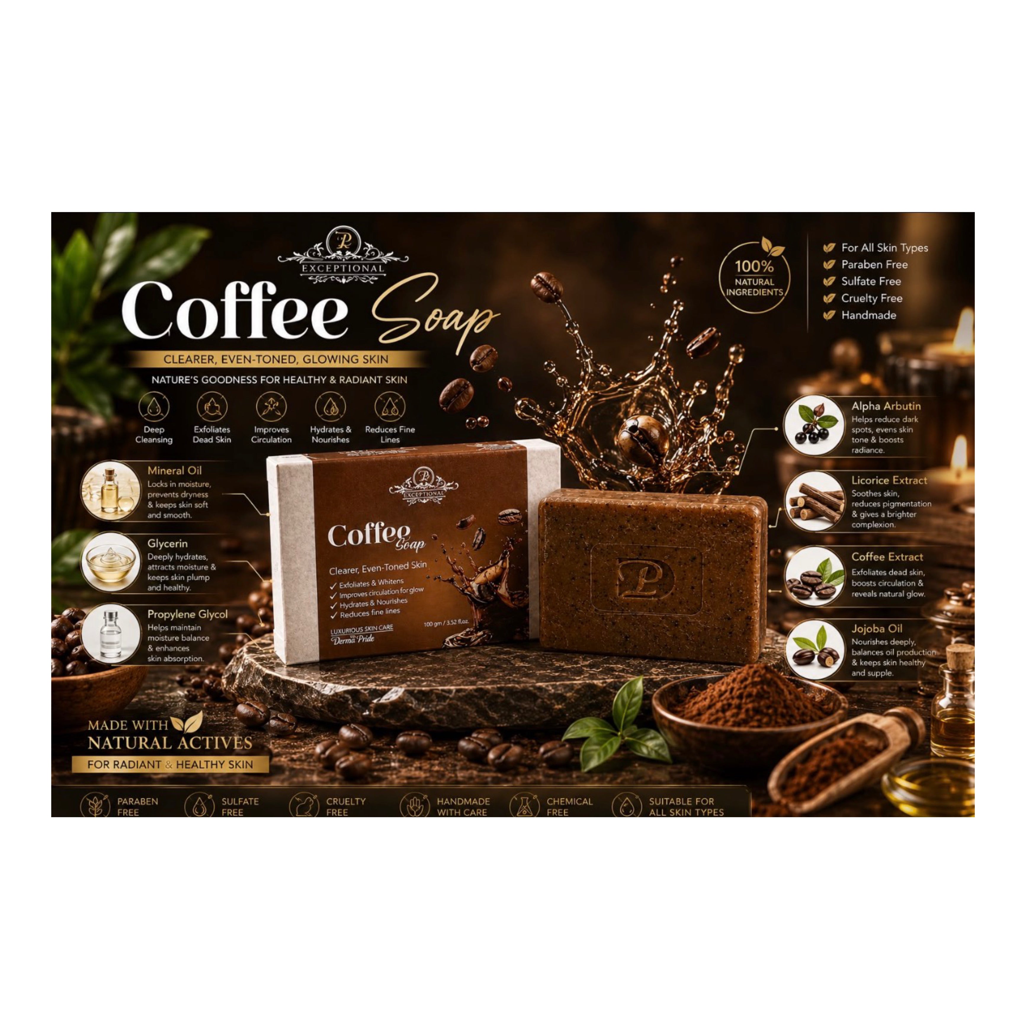 Coffee soap