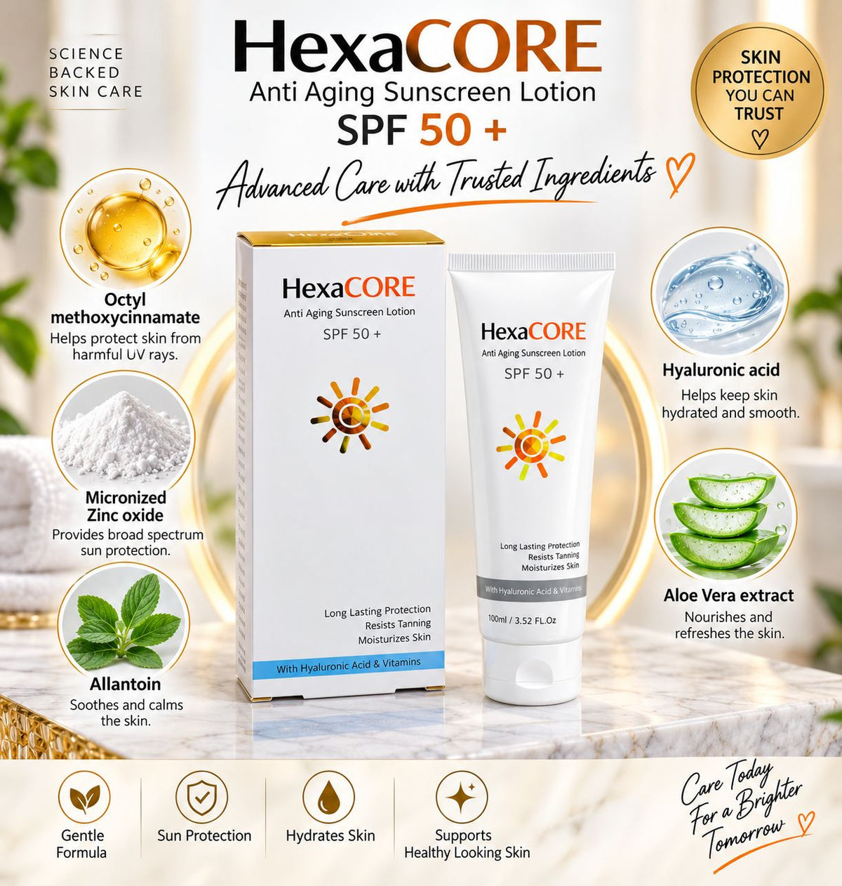 Hexa Core Sunscreen Lotion
