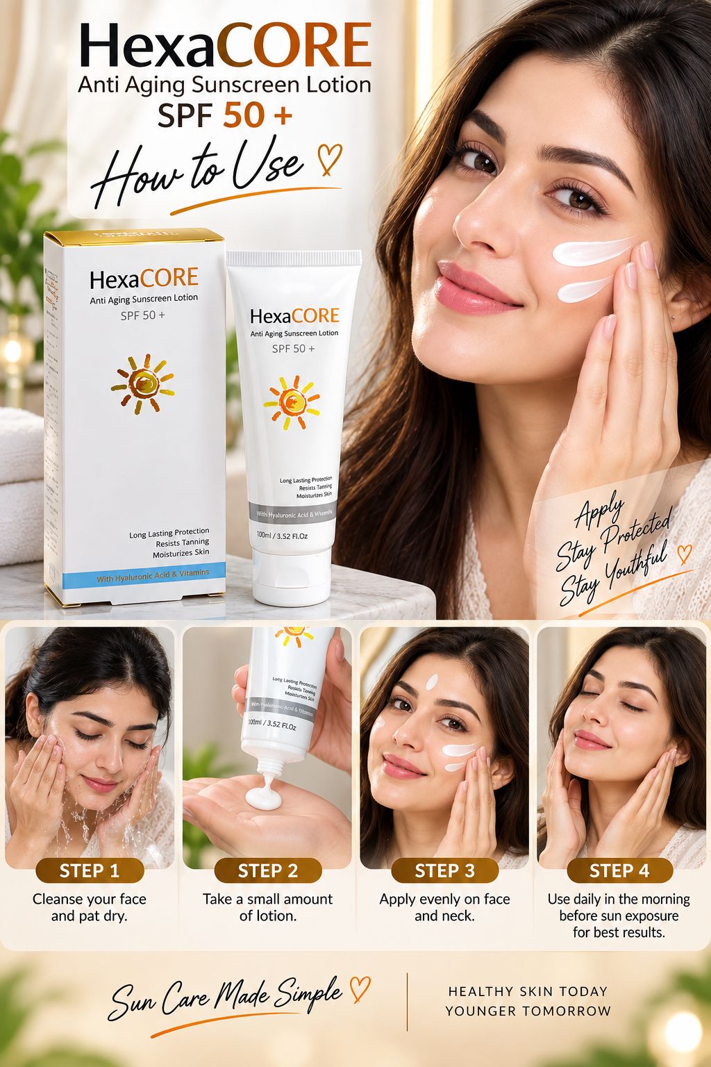 Hexa Core Sunscreen Lotion