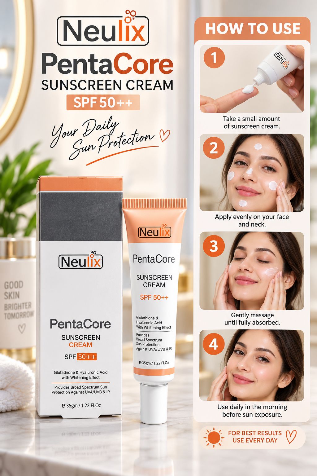 Penta Core Cream Sunblock